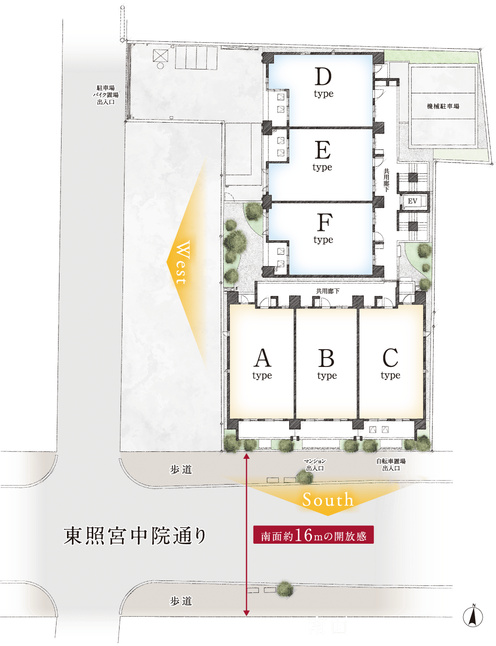 敷地配置図